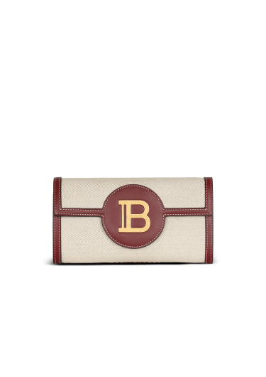 Brieftasche B-Buzz aus Canvas und Leder