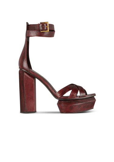 Ava Karung leather platform sandals