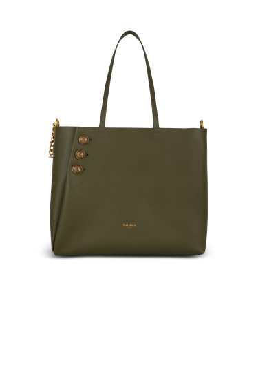 Sac cabas Emblème en cuir