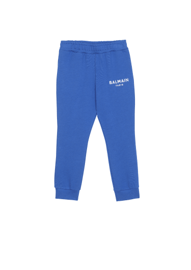 Cotton jogging bottoms with Balmain logo