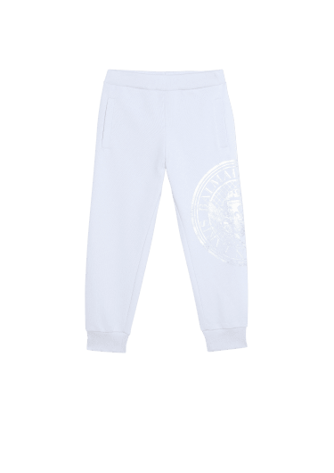 Cotton jogging bottoms with Balmain logo