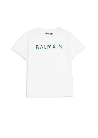 Cotton T-shirt with Balmain logo
