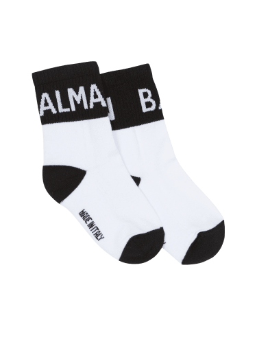 Balmain two-tone socks