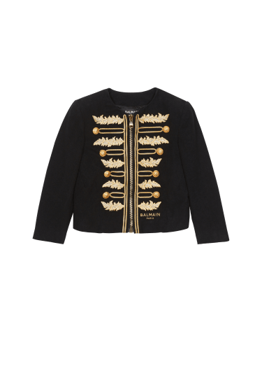 Jacket with embroidered braids