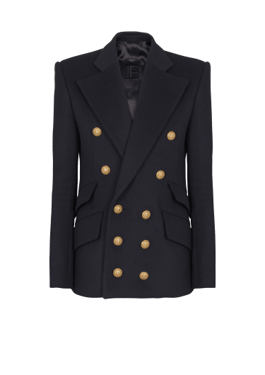 Short military-style coat