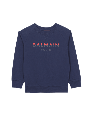 Balmain - Children's black leggings with logo print 6R6A21Z0771 - buy  with Sweden delivery at Symbol
