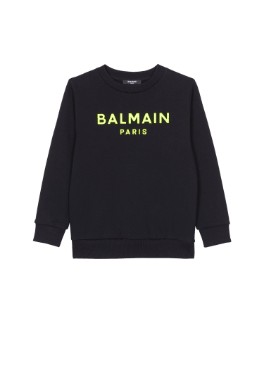 Tulle and jersey leggings in black - Balmain Kids