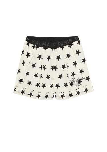 Balmain Signature Shorts mit Sternen
