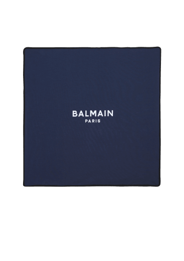 Baby blanket with Balmain logo