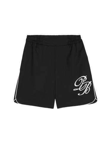 Shorts con bordado PB Signature