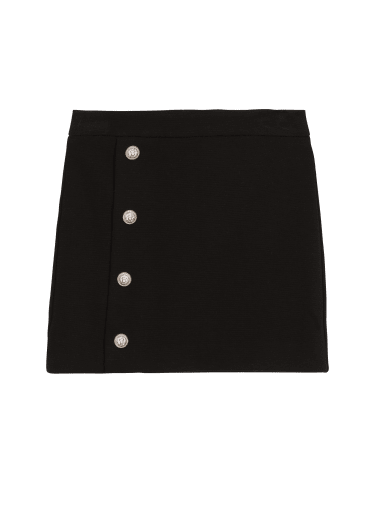 Short buttoned skirt