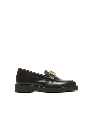 Mocassini in pelle con logo B
