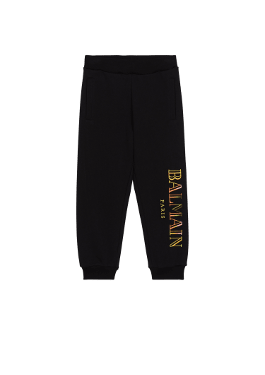 Vintage Balmain embroidered joggers