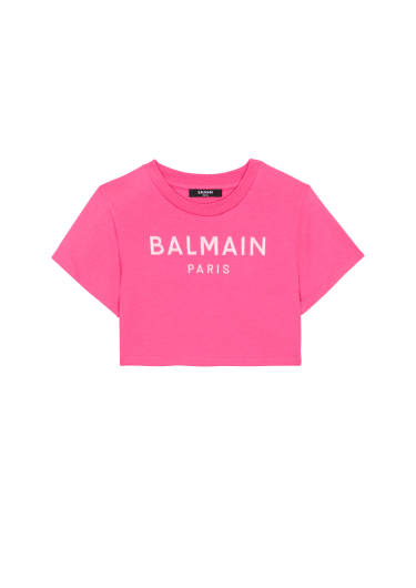 T-Shirt mit Balmain Paris-Print