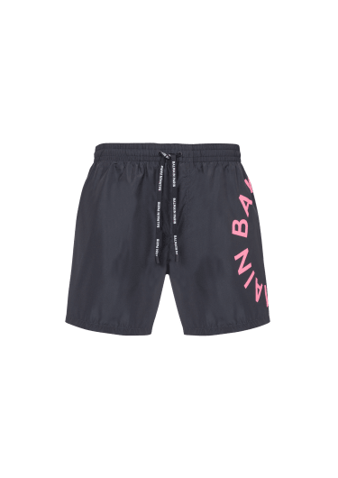 Mens black designer swim shorts sales
