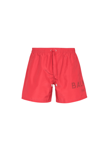 Short de bain imprimé Balmain Paris