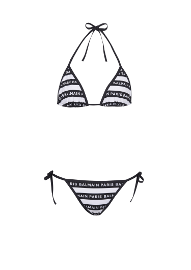 Balmain Paris triangle bikini