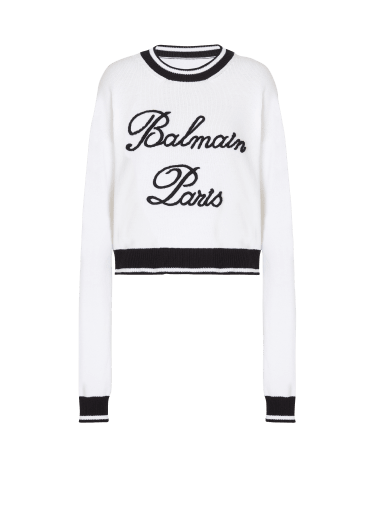 Balmain Signature knit jumper 