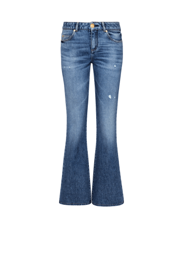 Jeans flare in denim