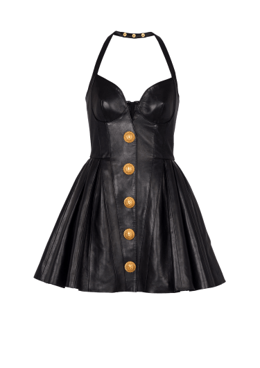 Robe cuir de luxe hot sale