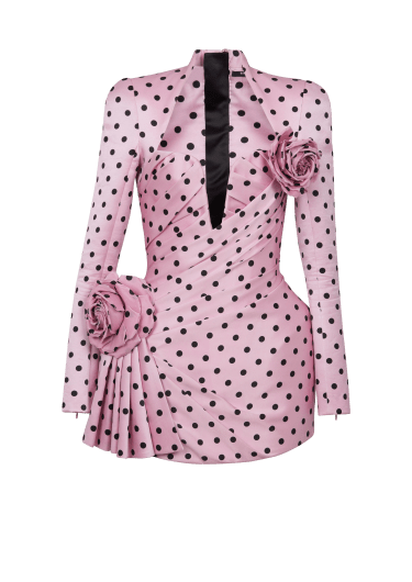 Polka Dots short printed dress