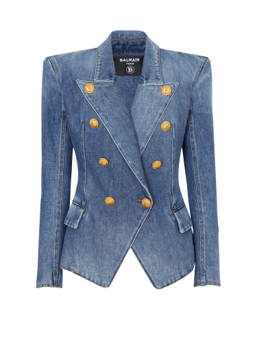 8-button denim jacket