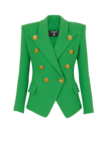 Chaqueta de traje de crepé doble