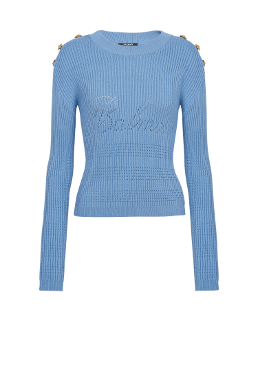 Pull Balmain Signature en maille