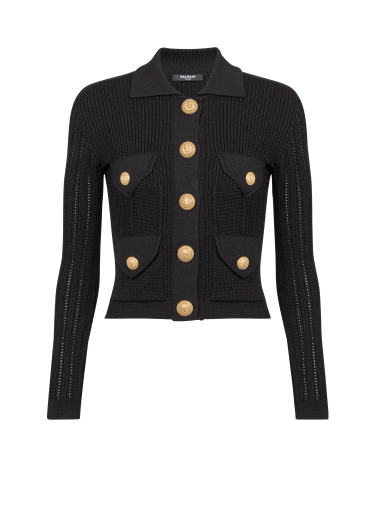 Balmain button sweater shop
