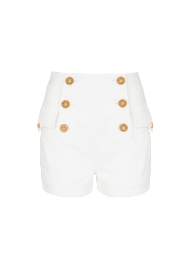 Shorts vaqueros con 6 botones