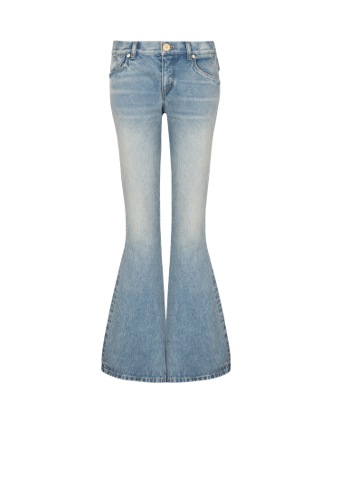 Western bootcut denim jeans