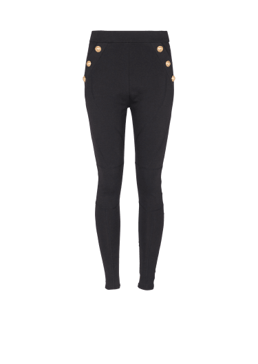 Leggings 6 bottoni in maglia