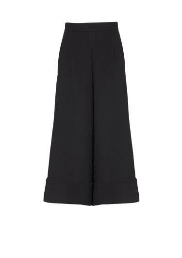 Crepe culotte skirt