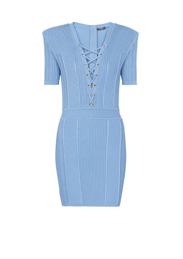 Short lace-up dress