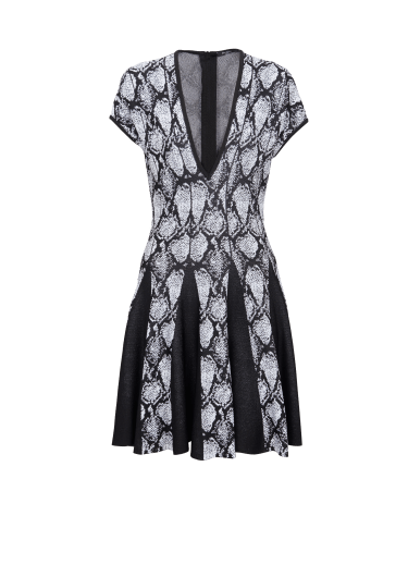 Kleid aus Python-Jacquard