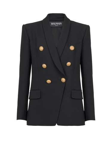 6-button wool jacket