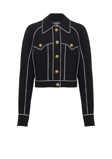 Western crepe jacket
