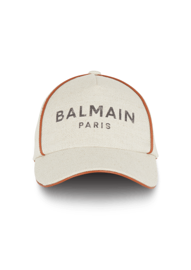 B-Army Basecap aus Baumwolle mit braunem Balmain-Logo
