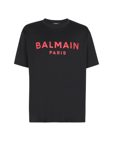 Balmain Paris 植绒 T 恤 