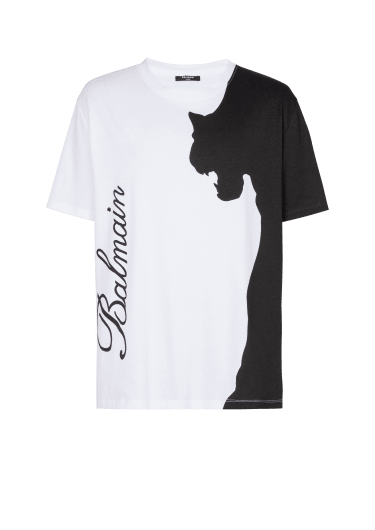 T-shirt a maniche corte con stampa tigre