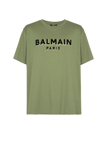 T-shirt floqué Balmain Paris