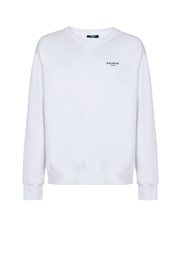 Flocked Balmain sweatshirt