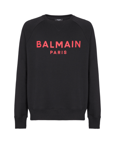 Sweatshirt mit Balmain Paris-Print 