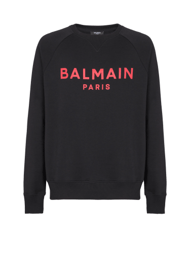 Balmain Parisプリント スウェットシャツ 