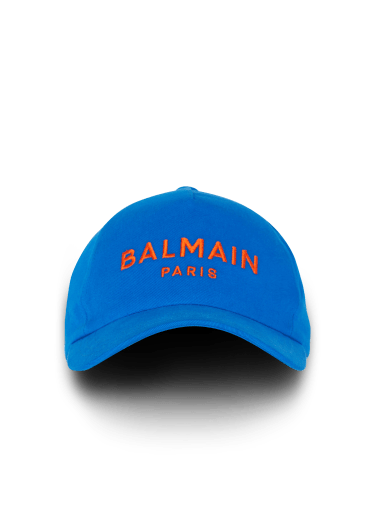 Balmain Off-White Cotton B-Army Cap