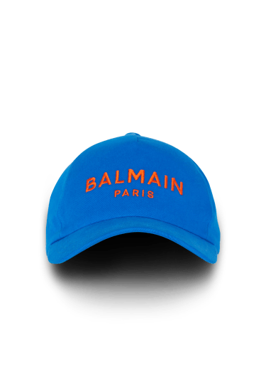 Casquette brodée Balmain Paris