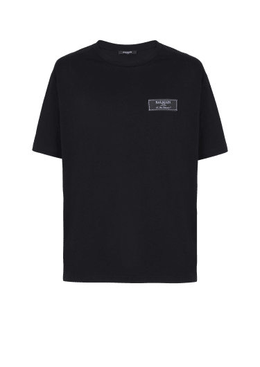 T-shirt Balmain etichetta