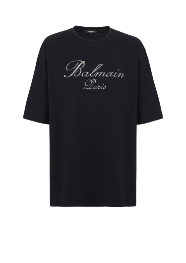 T-shirt Balmain Signature brodé