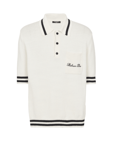 Balmain 标志性 polo 衫