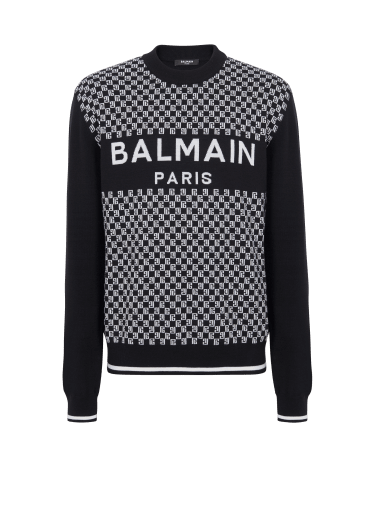 Balmain Pullover mit Mini-Monogramm
